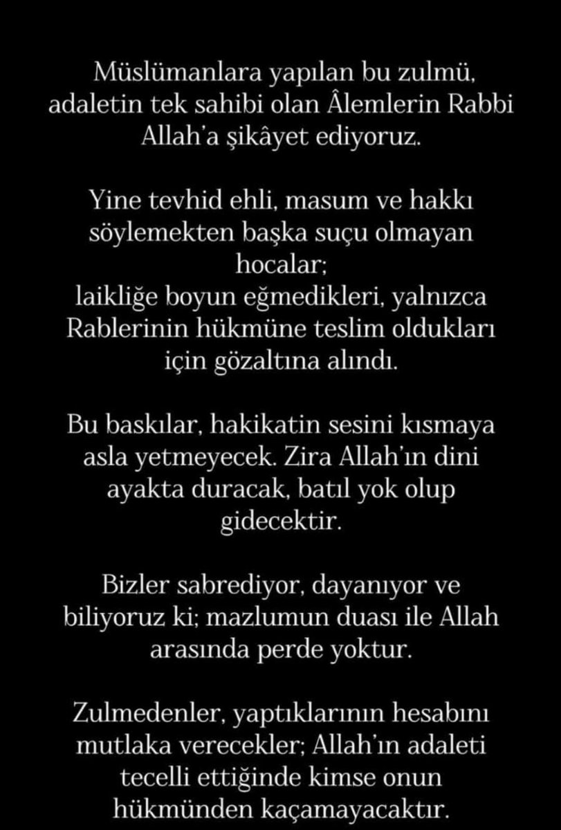 *Hiç kimse Tevhid davetini susturamaz.*