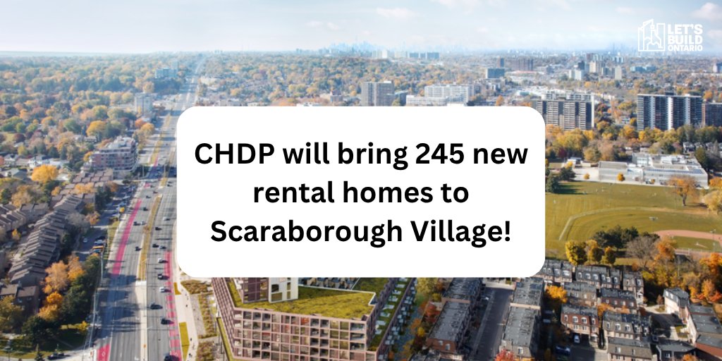 The federal government is investing $137M to help build 245 new co-op rental homes in Scarborough Village, Toronto.

Partnerships like these are key to expanding affordable, community-focused housing for residents.

cmhc-schl.gc.ca/media-newsroom…

#LetsBuildOntario