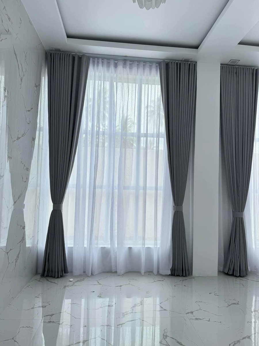 Beatify your home with the Beautiful quality fabric blackout curtain 
Per meter 1200/=
Sheers 600/= Per meter 
We do site visit 
We take measurements 
We do installations 
Free delivery countrywide 
Contact or WhatsApp 074243 1633