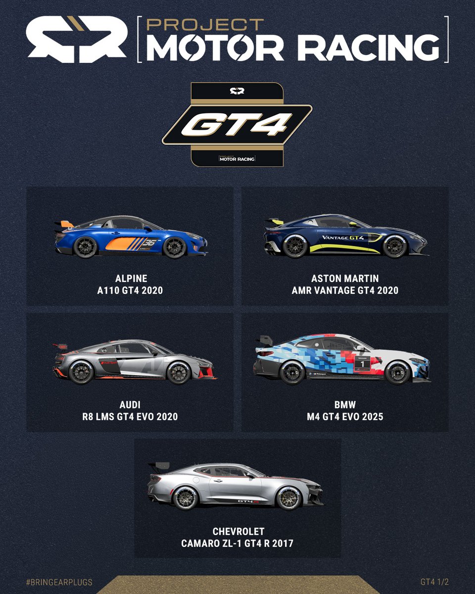 projectmracing's tweet image. GT4 class introduction in #ProjectMotorRacing.

No factory secrets. No exotic prototypes. Just honest street-honed racing machines.

Welcome to GT4. Welcome to your proving ground.