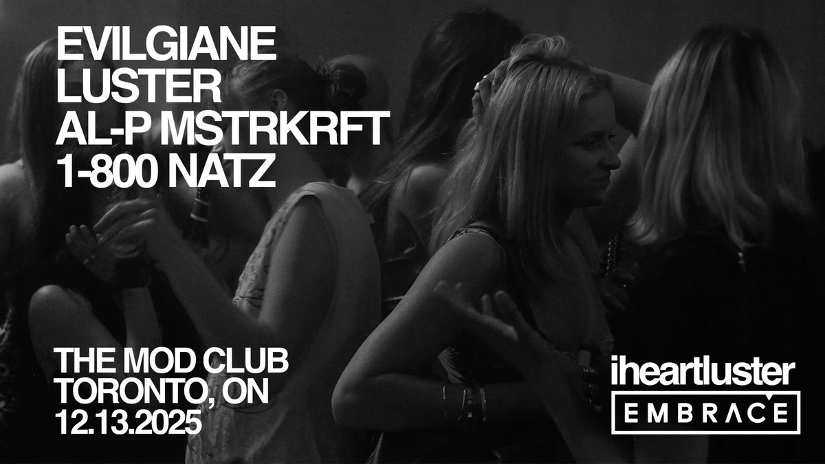 JUST ANNOUNCED: Surf Gang founder, evilgiane, is bringing his melancholic and euphoric sound to The MOD Club on Saturday, December 13. Tickets are on sale now!🏄
🎟️: ticketmaster.ca/event/10006371…