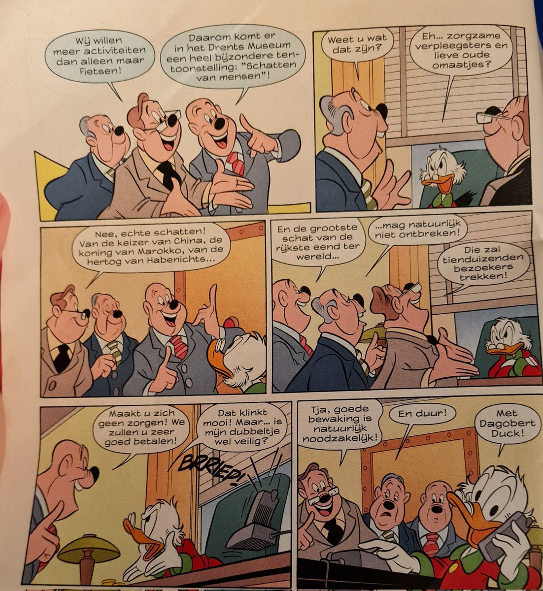 Ik vind dit stukje uit deze Donald Duck van 2012 over het Drents museum erg grappig met de wetenschap van nu.
