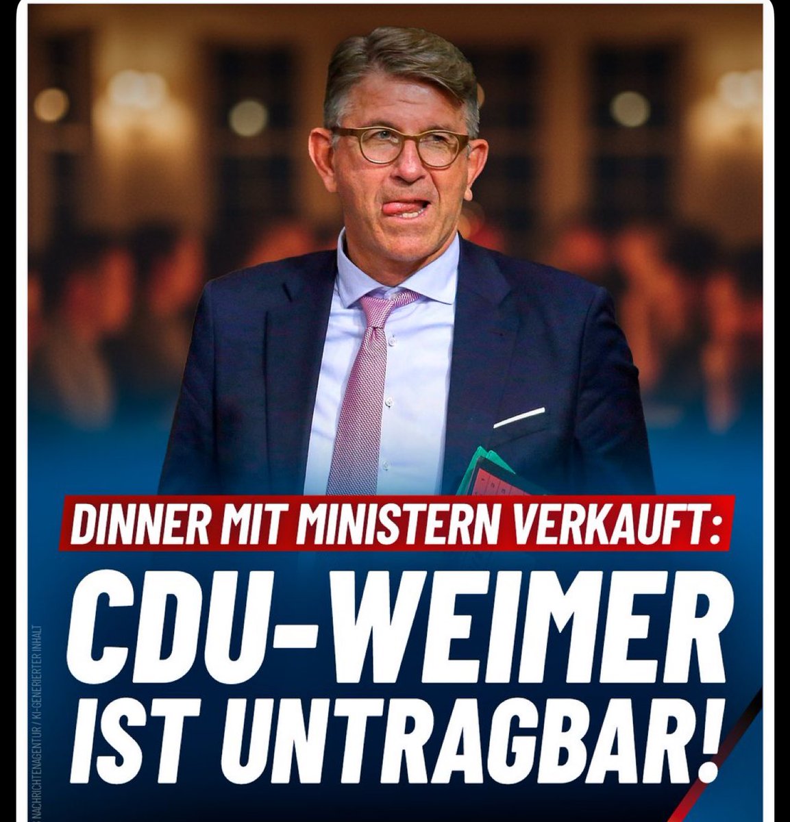 <a href="/bundeskanzler/">Bundeskanzler Friedrich Merz</a> <a href="/EmmanuelMacron/">Emmanuel Macron</a> Was sagen Sie zu Weimer?
Kann ich mir auch ein Dinner mit dem Kanzler kaufen und Ihnen meine Agenda zuflüstern?
Achso; nein, ich bin leider nicht korrupt.