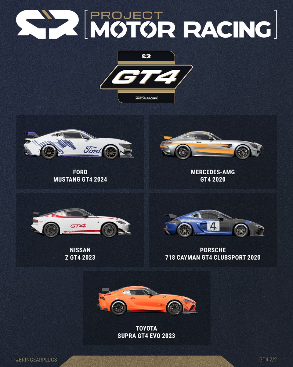 projectmracing's tweet image. GT4 class introduction in #ProjectMotorRacing.

No factory secrets. No exotic prototypes. Just honest street-honed racing machines.

Welcome to GT4. Welcome to your proving ground.
