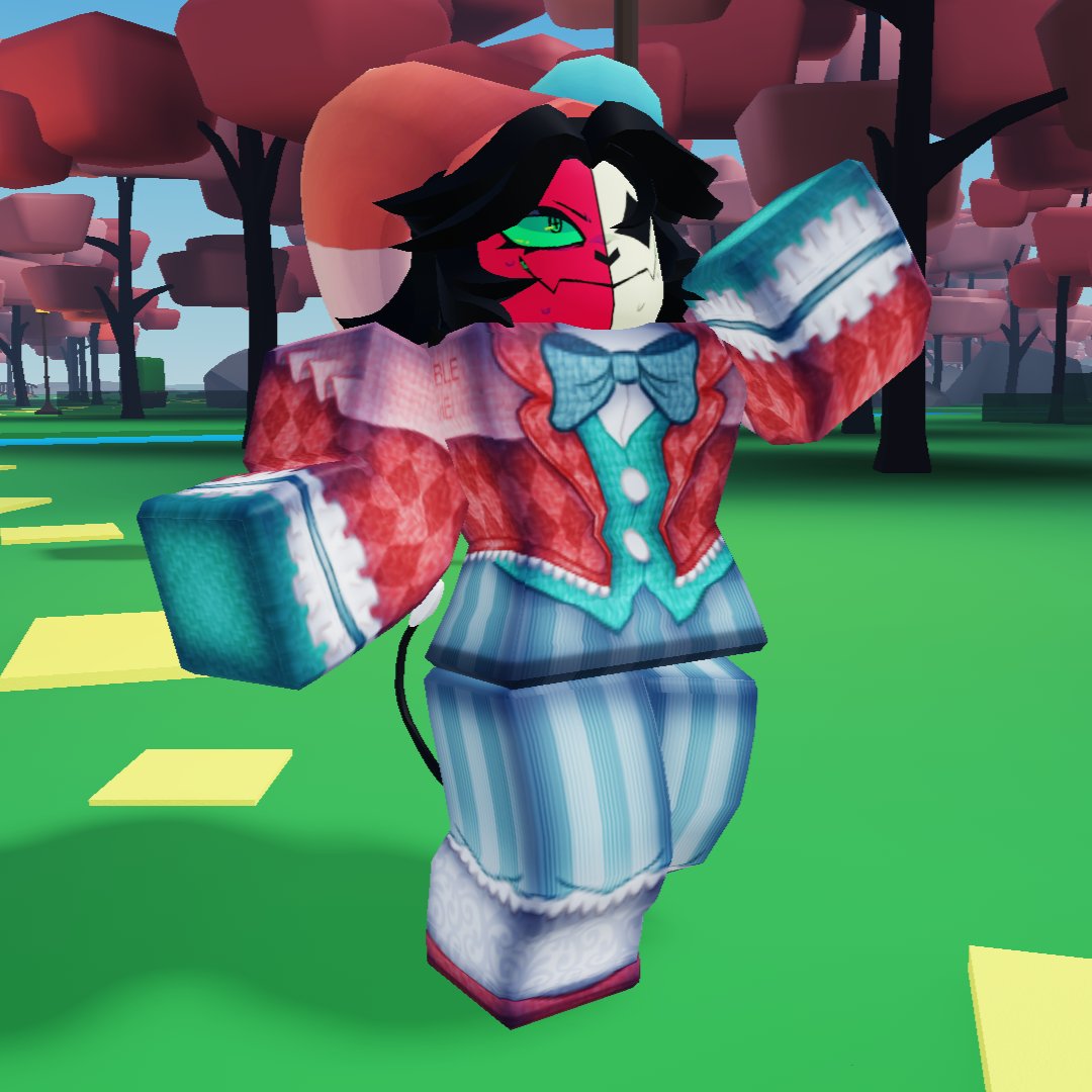 _Alic0rez_'s tweet image. #robloxart made a face for Allister too!! (no custom clothes tho sadly)