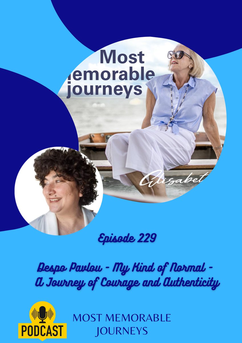 exinal's tweet photo. Episode 229 - - Despo Pavlou - My Kind of Normal - A Journey of Courage and Authenticity

Apple Podcast         
https://t.co/GLip2ETDkz

Spotify       
https://t.co/jToNwXRA9N

YouTube      
https://t.co/VjADO9No0G https://t.co/wT88VekjN0
