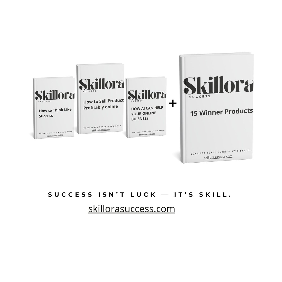 Get the 15 Winning Products Guide for FREE when you grab the Skillora Ultimate Success Bundle!
This bundle gives you a step-by-step system to build a scalable, AI-powered online business.
And today, the 15 proven, ready-to-sell products are yours as a bonus.