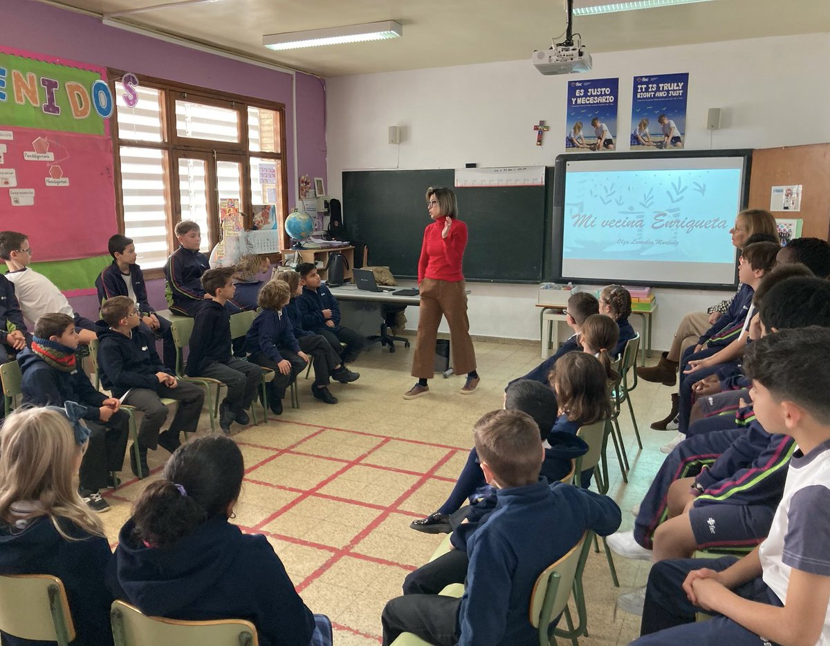 3º y 4º de #Primaria actividad “Hablemos de la muerte” con la escritora Olga Larrubia <a href="/colegiosfec/">FEC (Fundación Educación Católica)</a>