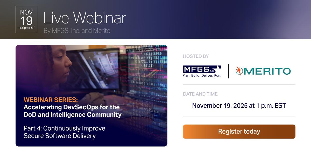 just_g3n3's tweet image. Modernization meets security. Join the final #DevSecOps webinar hosted by #MFGSinc and #Merito on Nov 19 to see how OpenText SDM brings full lifecycle visibility, compliance, and confidence to DoD #SoftwareDelivery. 
🎯 Reserve your spot → ow.ly/IWIx50XsWJY