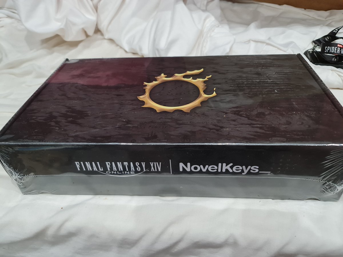My <a href="/NovelKeys/">NovelKeys</a> FF14 Classic TKL keyboard and textured mat arrived! Looking forward to unboxing and customizing those keypads!