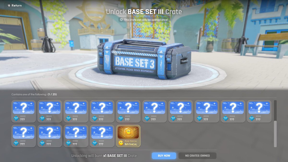 0xGuavaGuy's tweet image. Base Set III Crate Info:

10,000 Base Set III Crates will be releasing on Sunday (November 23rd) at 500 Tripcoins per crate. 

All items are be minted on Base, except the Mythical. The Mythical will be a new token inside @SuperTrip64’s Spectrum Collection on Mainnet ETH. 

This…