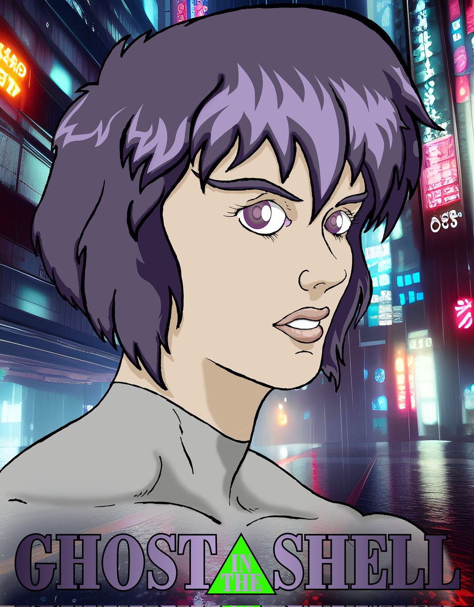 ZeusKingDARK's tweet image. #GhostInTheShell 30th Anniversary of the original anime of Ghost in the Shell by Masamune Shirow (This is The Major from GITS 2nd Gig Stand Alone Complex) progressive art video in the replies