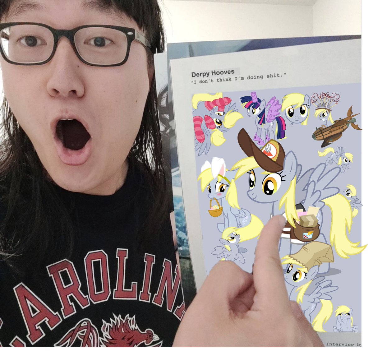 lunasavemepls's tweet image. 🚨🚨🚨BREAKING NEWS 🚨🚨🚨

shooter aka negative xp just told me that his favorite pony is indeed Derpy hooves and yes this is real you chud