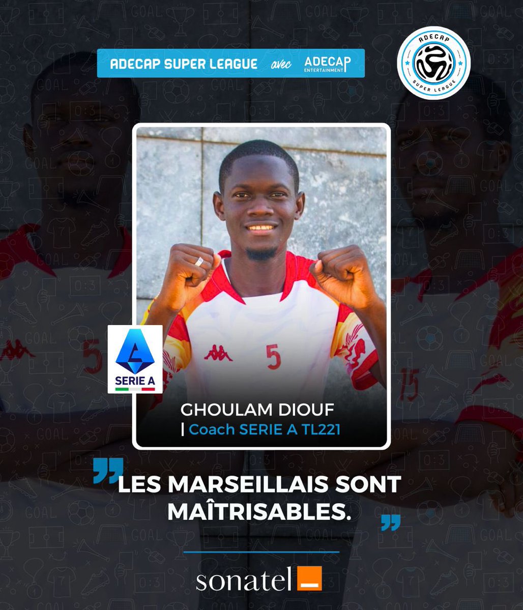 Messieurs dames, le Ghoulam Ball

Rv samedi. 

<a href="/TeamOM221/">Team OM 221🇸🇳✨</a> maîtrisable 😀

<a href="/GroupeSonatel/">Groupe Sonatel</a>