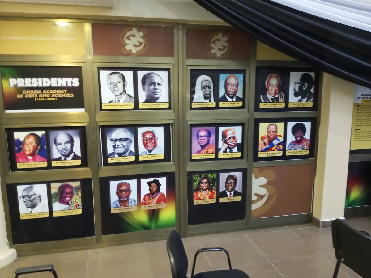 KwekuOA's tweet image. An insightful evening at the Ghana Academy of Arts and Sciences.