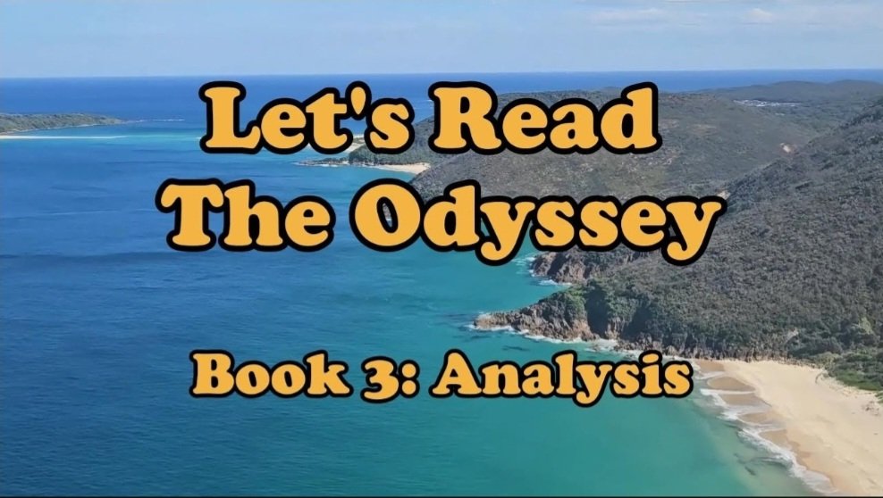 CSMFHT's tweet image. Your guide to Book 3 of the Odyssey is now live on YouTube! Link below 👇 

Don&apos;t worry if you haven&apos;t seen the others, the beauty of Epic poetry is that you can pick up the story any time!