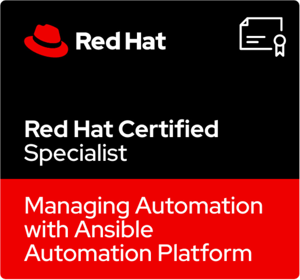 TreadLightly23's tweet image. Officially certified in Ansible Automation Platform! After updating all my profiles, the emails and calls from recruiters are non stop 😅
#EX467 #AAP #AsibleAutomationPlatform