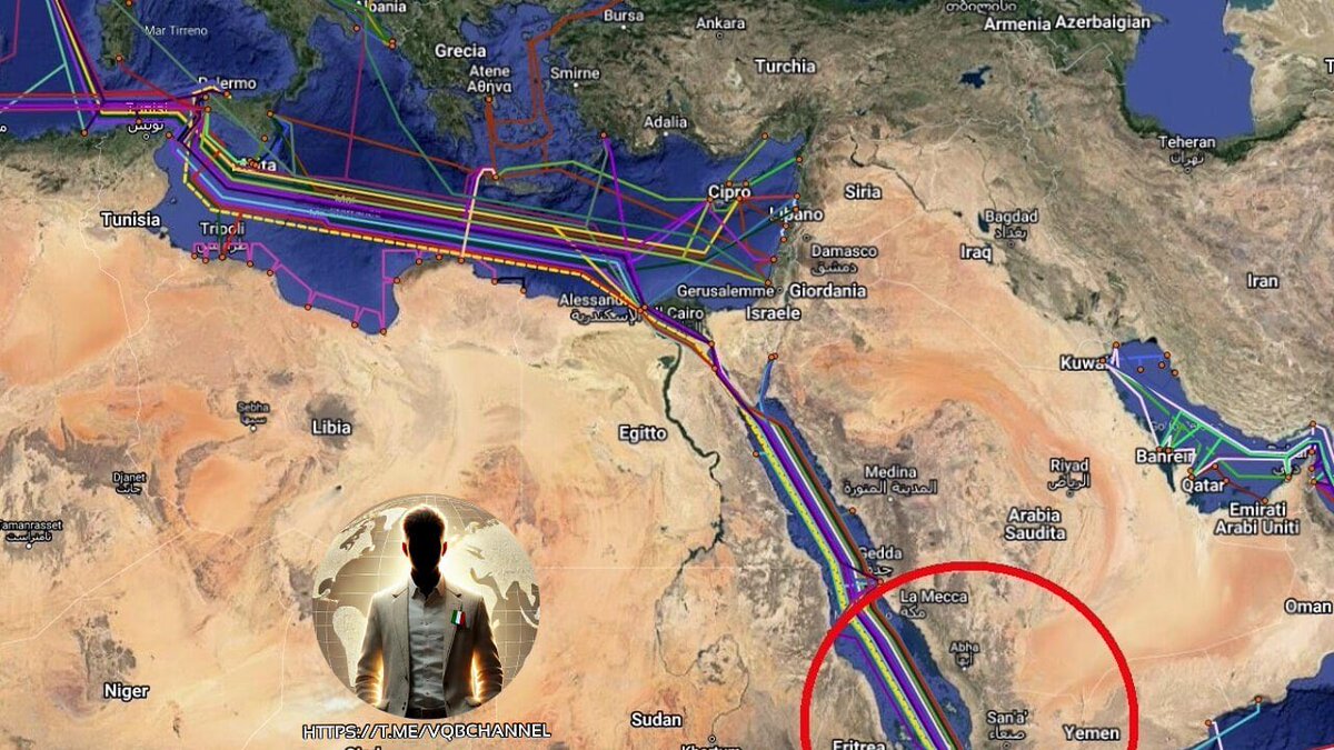 doyaksec's tweet image. #Espionage.The southern portion of the #RedSea affected by #MetaPlatforms&apos; massive 37,000-km #2Africa undersea #internetcable network,connecting the continent to #Europe and #Arabia,has encountered a major obstacle:the tireless #Yemeni militia.#Google has &quot;reported&quot; it with tears