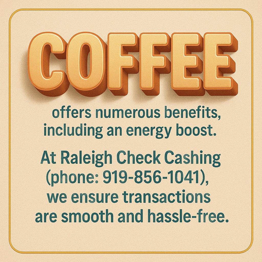ASKCheckCashing's tweet image. Why wait anywhere else?
At Raleigh Check Cashing, we offer:
✔ Fast service
✔ No lines
✔ Bilingual assistance
✔ Customer service that feels like family
Give us a call: 919-856-1041
