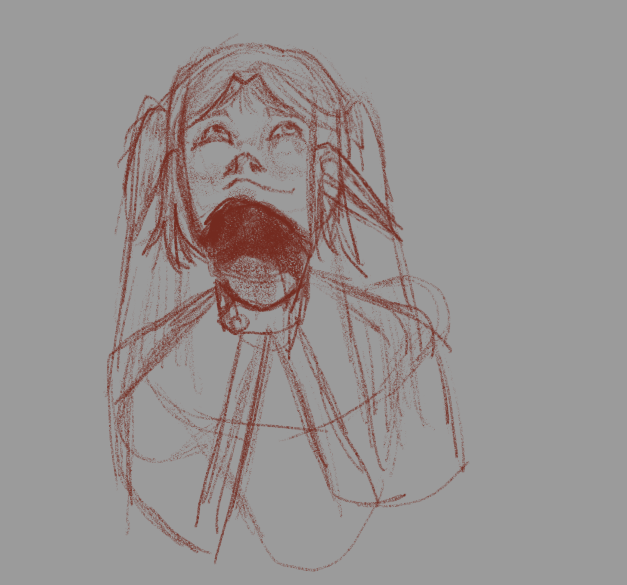 intermyst's tweet image. is it too late for the frieren challenge ??  btw this is not the final thing so tay tuned ( funfact this is my first frieren fanart ) 

btw i did not  use a  reference !!! this pure understanding of anatomy 

#frieren #frierenfanart  #WIP