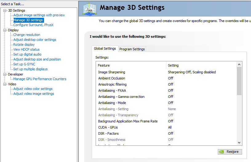 ovymgmt's tweet image. Best NVIDIA Control Panel SETTINGS for any game📈
🚨Don't use NVIDIA App, uninstall it and get OBS for clipping.

❤️+♻️ for part 2

📂Best services &amp;amp; free things available in my discord server.