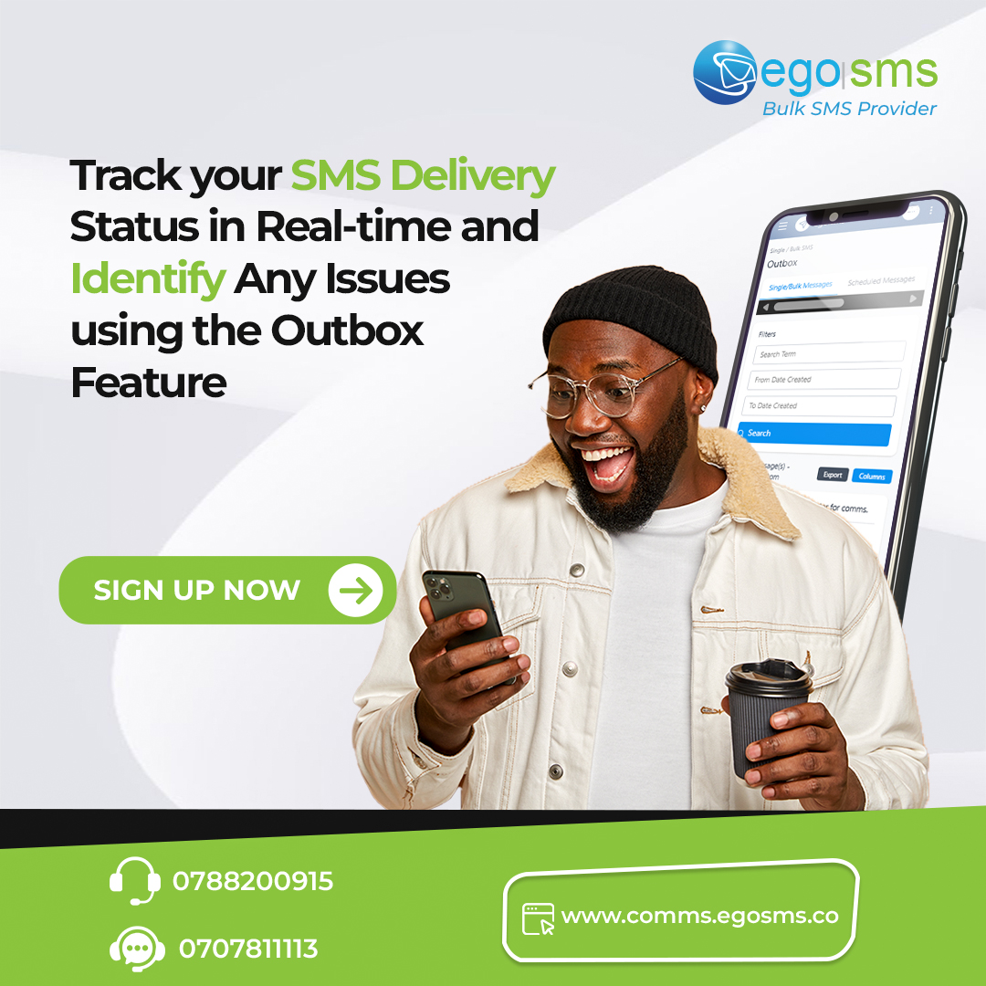 Egosms's tweet image. Keep track of your SMS delivery status in real-time and resolve any issues immediately with EgoSms

Sign up now at comms.egosms.co

#egosms #Bulksms