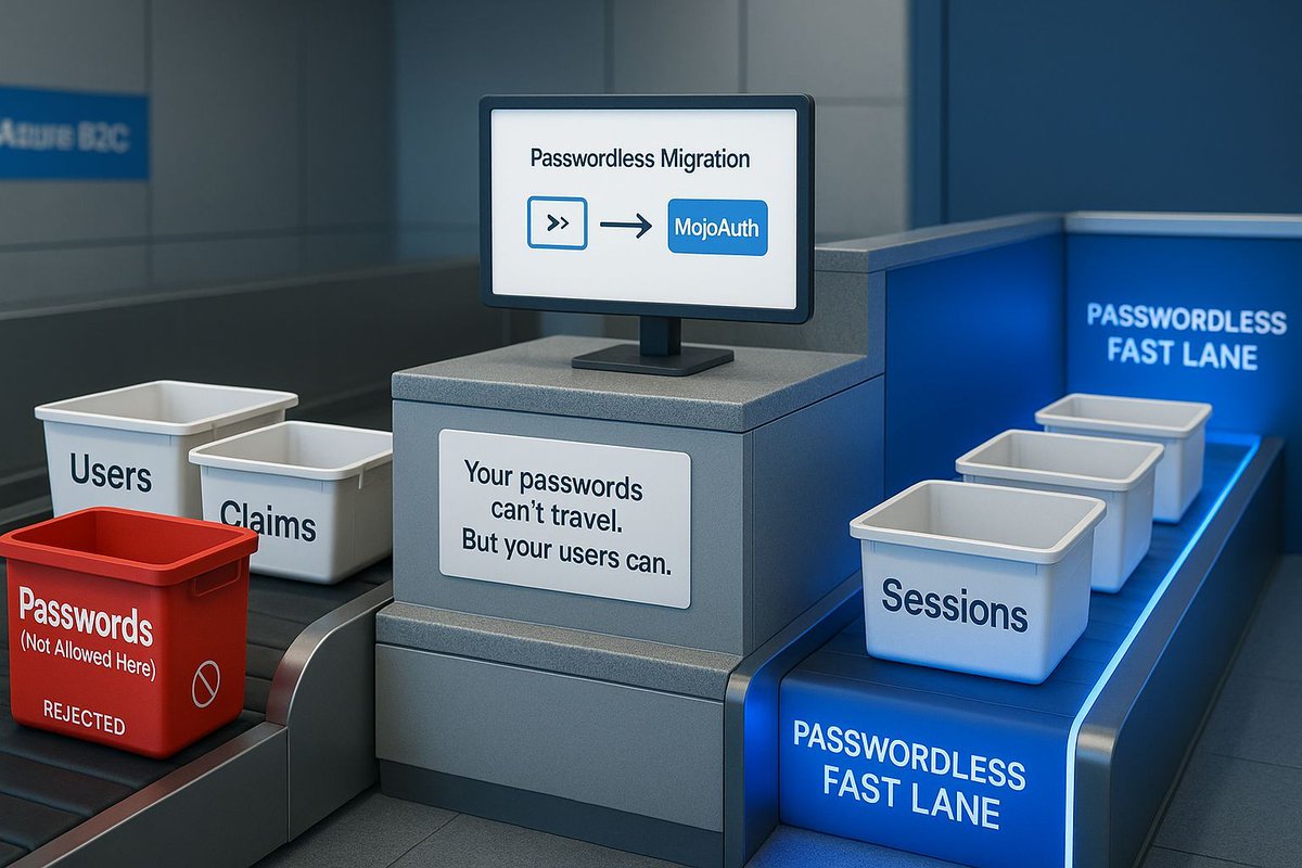 MojoAuth's tweet image. Migrating off Azure B2C isn’t scary. Staying on it is. ⚠️

Switch to fast, simple passwordless login (OTP, magic links, passkeys).

SHIFT framework + real pitfalls included.

🔗mojoauth.com/blog/how-to-mi… 

#Passwordless #AzureB2C #MojoAuth #OIDC