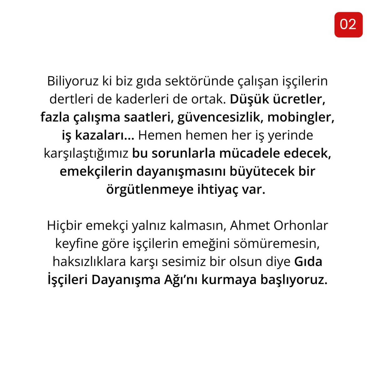 Gıda İşçileri Dayanışma Ağı tweet media