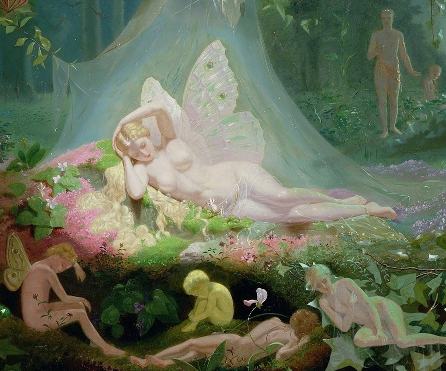There Sleeps Titania (1872) by John Simmons