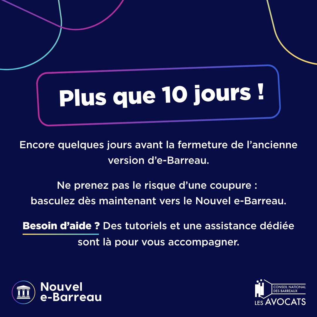 Conseil national des barreaux - les avocats tweet media