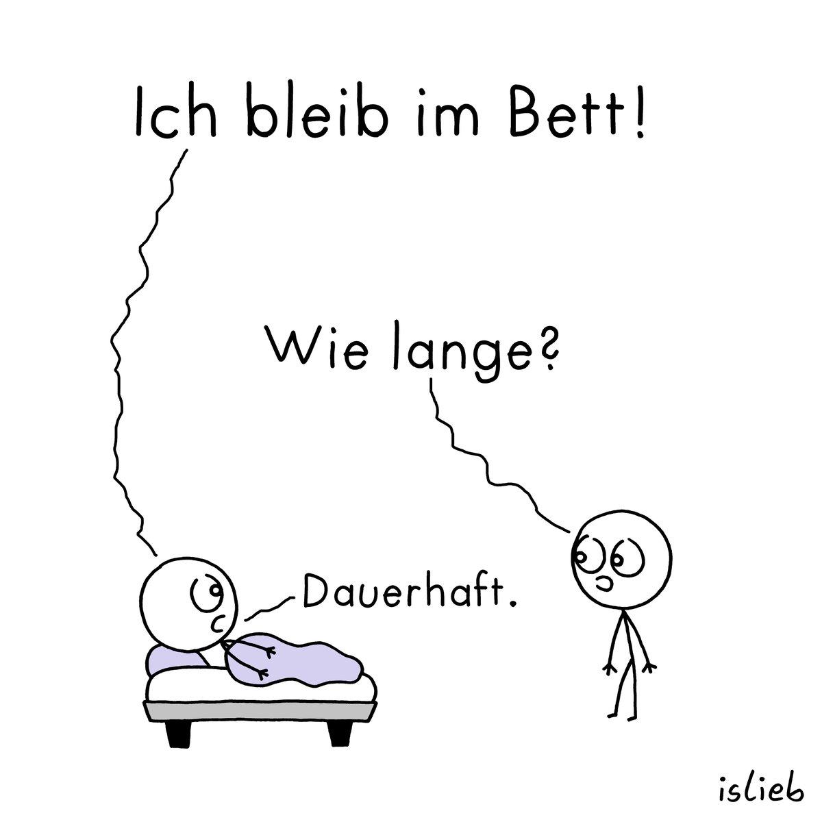 Comic für jeden beliebigen Tag der Arbeitswoche.