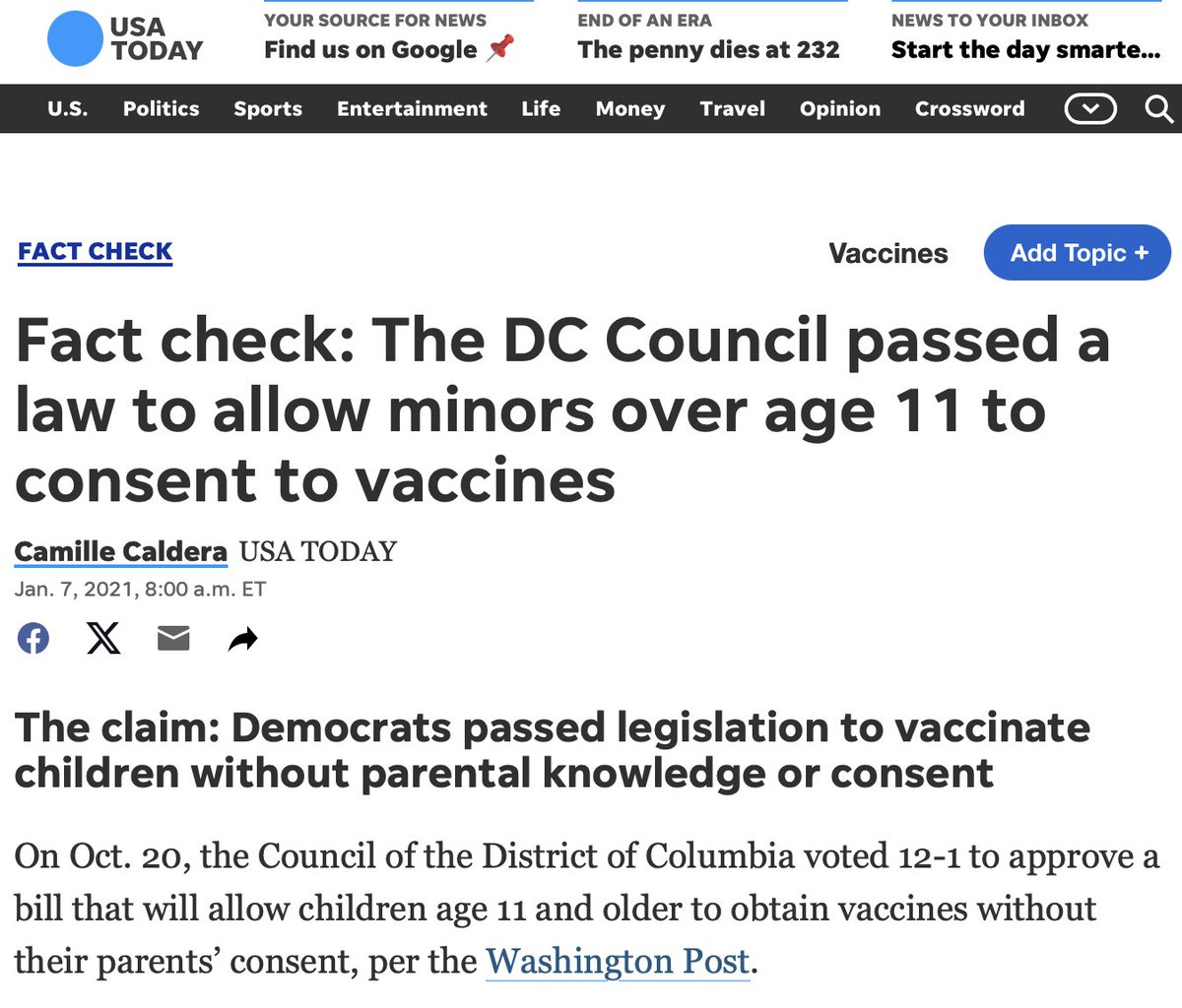GoldCare's tweet image. BREAKING: DC legalized vaccinating 11-year-olds without parental consent.

This law REQUIRES doctors, schools, and insurance companies to conceal vaccination status from parents.

This is criminal.
