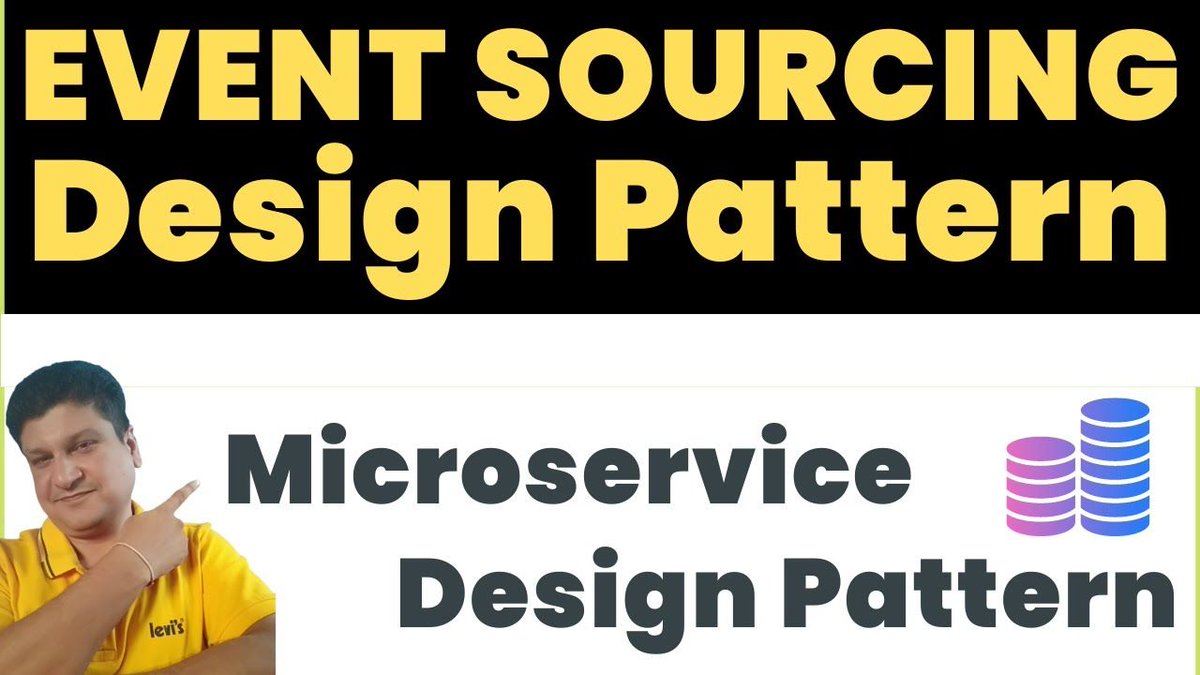 codeonedigest's tweet image. Event Sourcing Microservice Design Pattern Tutorial with Examples for Software Developers
youtu.be/5fFFlIdCBiw

#EventSourcing #Microservices #DesignPatterns #EventSourcingPattern