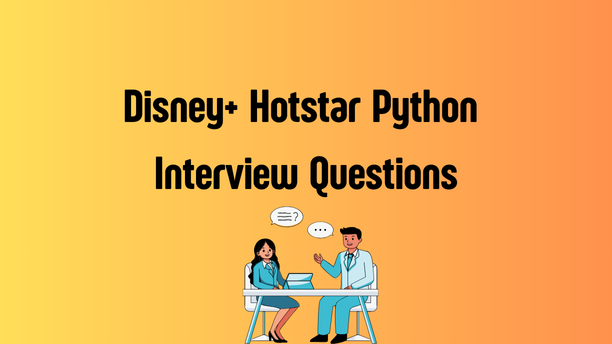 techyvinayak's tweet image. Disney+ Hotstar Python Interview Questions for the Data Engineer position. 

Read the complete thread...

#dataengineer #interview #Coding #interviewinghelp #techyvinayak