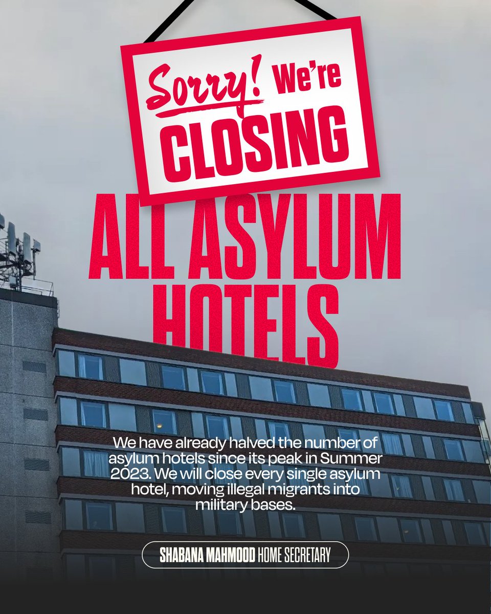I will close every single asylum hotel.