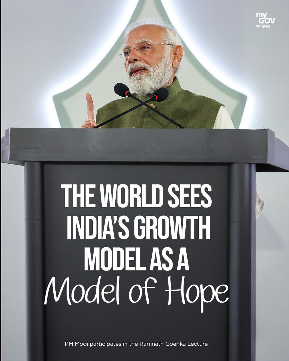 MyGovMalayalam's tweet image. ന്യൂഡൽഹിയിൽ നടന്ന രാംനാഥ് ഗോയങ്ക പ്രഭാഷണത്തിൽ പ്രധാനമന്ത്രി നരേന്ദ്ര മോദി നടത്തിയ പ്രസംഗത്തിലെ പ്രധാന ഭാഗങ്ങൾ ഇതാ.

#RamnathGoenkaLecture