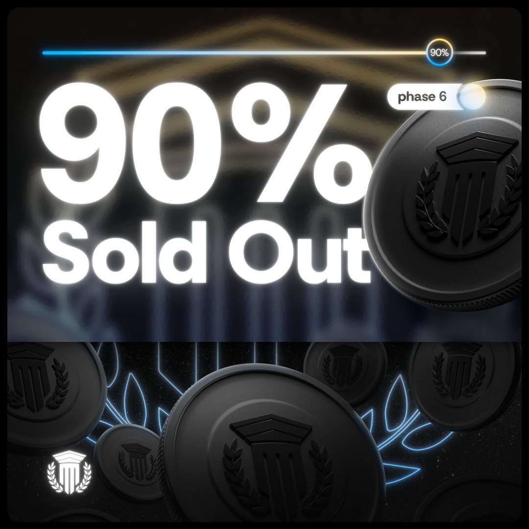 MutuumFinance's tweet image. Mutuum Finance is 90% sold—nearly sold out. This phase will close soon and remaining allocations are limited.

Join Now: mutuum.com