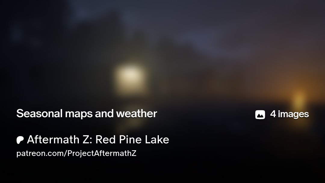AftermathZGame's tweet image. We’ve got some exciting seasonal map concepts coming very soon! Paid Campers can already check them out, and we’ll roll the update out to free members (and post it here on X) in the next few days!

🔗⬇️
patreon.com/posts/seasonal…