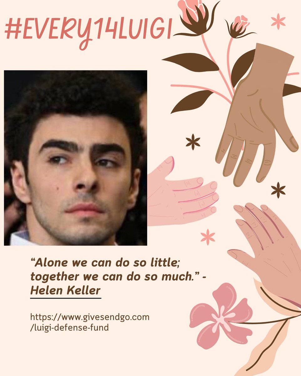 djhartshorn's tweet image. If you see this message, please consider: 

1. Sharing the link to Luigi’s official website with your followers. 

2. Donating $5 to his legal fund. 

givesendgo.com/luigi-defense-… 

luigimangioneinfo.com 

#FreeLuigi #Luigimangione #ThePlot