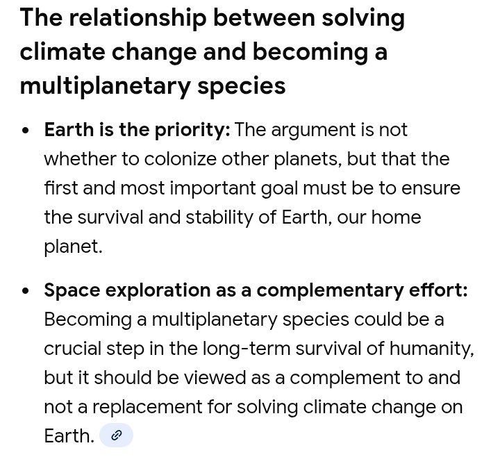 Lille_2k06's tweet image. #Solving #ClimateCrisis is a prerequisite for #multiplanetary future whilst #SpaceExploration provides solutions &amp;amp; a backup for #Humanity, efforts must first #focus on Earth-based actions like ending fossil fuel reliance, improving energy efficiency &amp;amp; adopting #RenewableEnergy ★