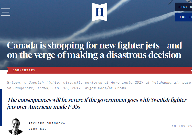 cbcwatcher's tweet image. &quot;Saab routinely lobbies politicians who have no practical experience in this area, like Joly, or who have pre-existing biases against the current policy, like Fuhr. Those individuals then mobilize others using the very same seductive yet threadbare reasoning in order to pressure…