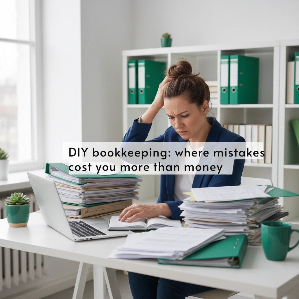 Donna_H67's tweet image. DIY bookkeeping: where &quot;saving&quot; money ends up costing sanity. Errors, missed deadlines, endless hours wasted. If you want less stress (and fewer IRS love letters), let Bookkeeping Made Simple handle your numbers. Your future self will thank you.