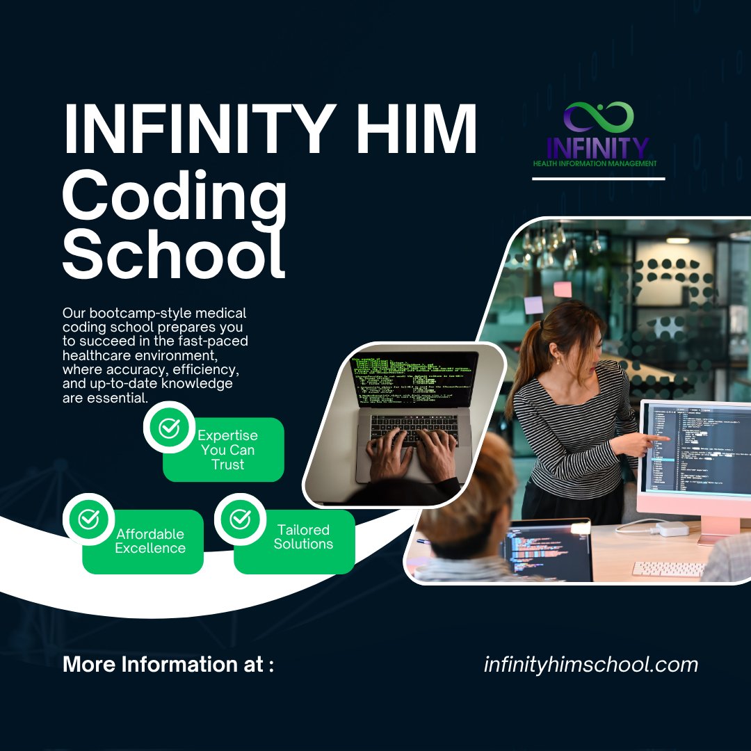 IHIMMedicalCod's tweet image. Transform your future with Infinity HIM Coding School! Join our accelerated, budget-friendly bootcamp and step into the healthcare coding industry with confidence.
infinityhimschool.com
#MedicalCoding #HIMCareers #CodingBootcamp
