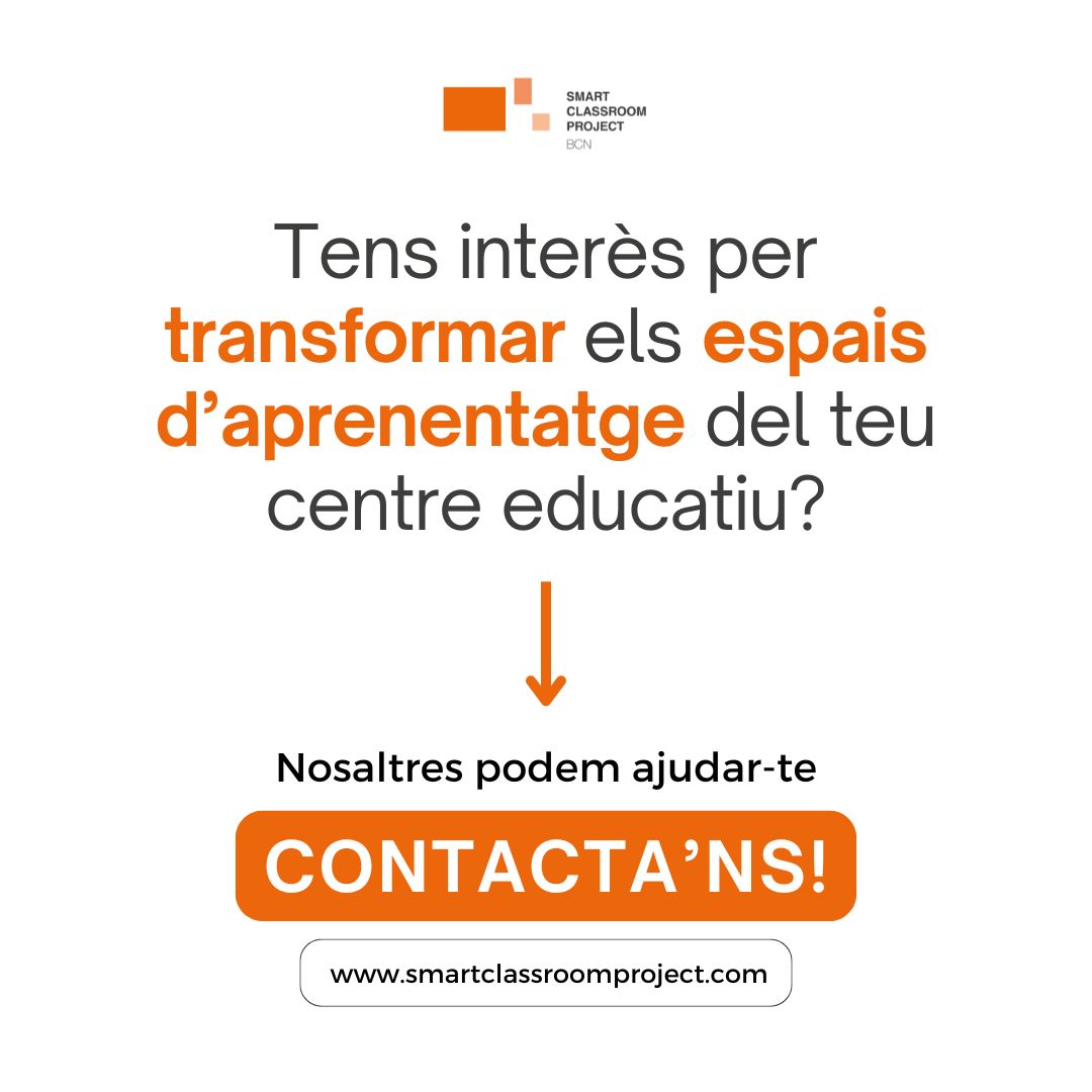 SmartClassPro's tweet image. 💡 Vols transformar els espais d’aprenentatge del teu centre?

A @SmartClassPro codissenyem entorns educatius des d’una mirada integral: pedagògica, ambiental i tecnològica.

Agenda una reunió amb nosaltres sense compromís ➡️ 🔗tally.so/r/n9L5BQ