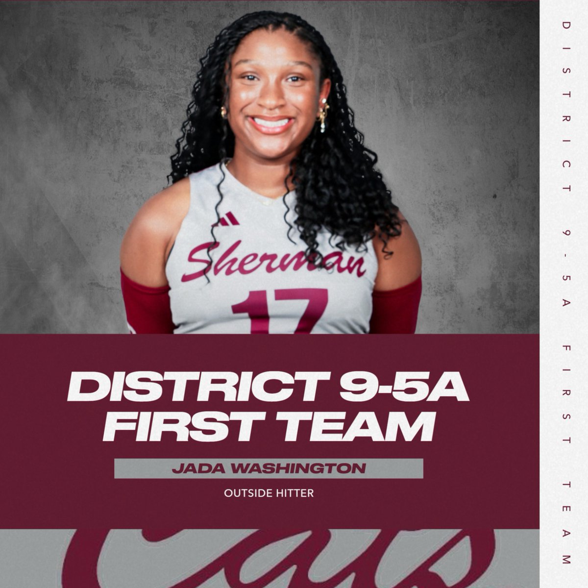 Sherman Lady Cat Volleyball tweet media