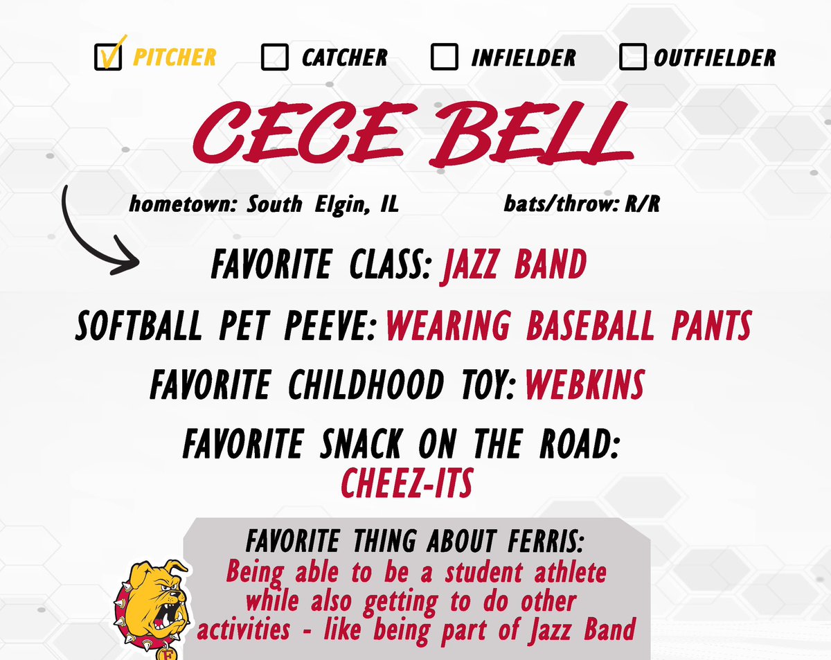 FSU_SB's tweet photo. Get to know junior Cece Bell! 👋🏻 https://t.co/qtCT5UamMX