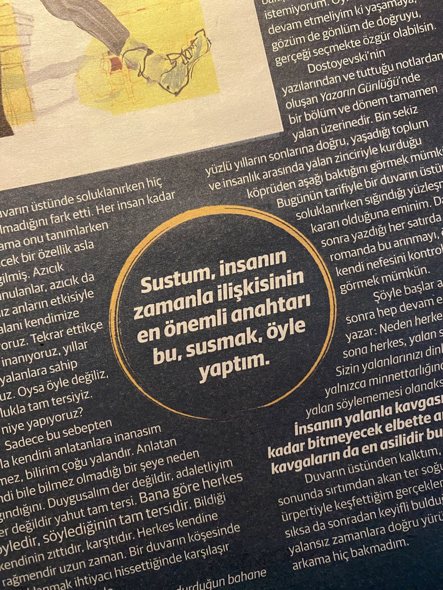 Garip olan budur, tanıştığın yalan sana umut verir, yine susarsın.

<a href="/cdavran/">Cem Davran</a> yazdı, kasım sayısında. 🖋️