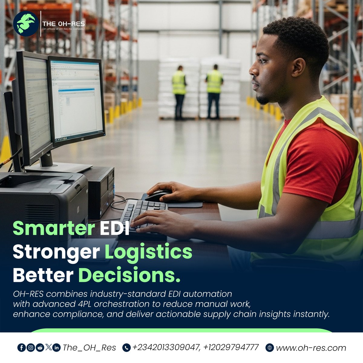The_OH_Res's tweet image. Better decisions start with smarter systems.
OH-RES gives you accuracy, speed and total clarity across your entire supply chain.

Ready to modernise your operations?
Let’s build stronger logistics together.

#OHRES #DigitalSupplyChain #LogisticsAutomation #EDI #4PL