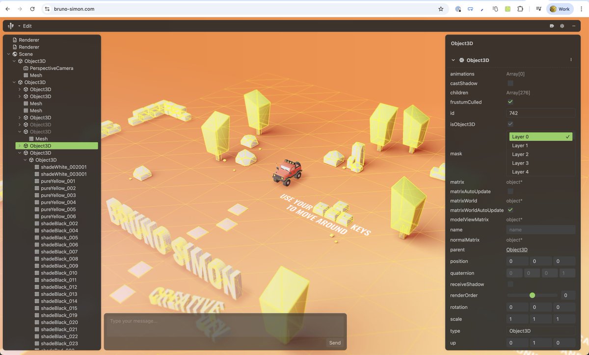 marcel_wiessler's tweet image. Building a tool to inspect, debug and manipulate 3D websites. Works with any @threejs / @modelviewer / @splinetool or @NeedleTools project.

Here are some screenshots from today&apos;s testing: