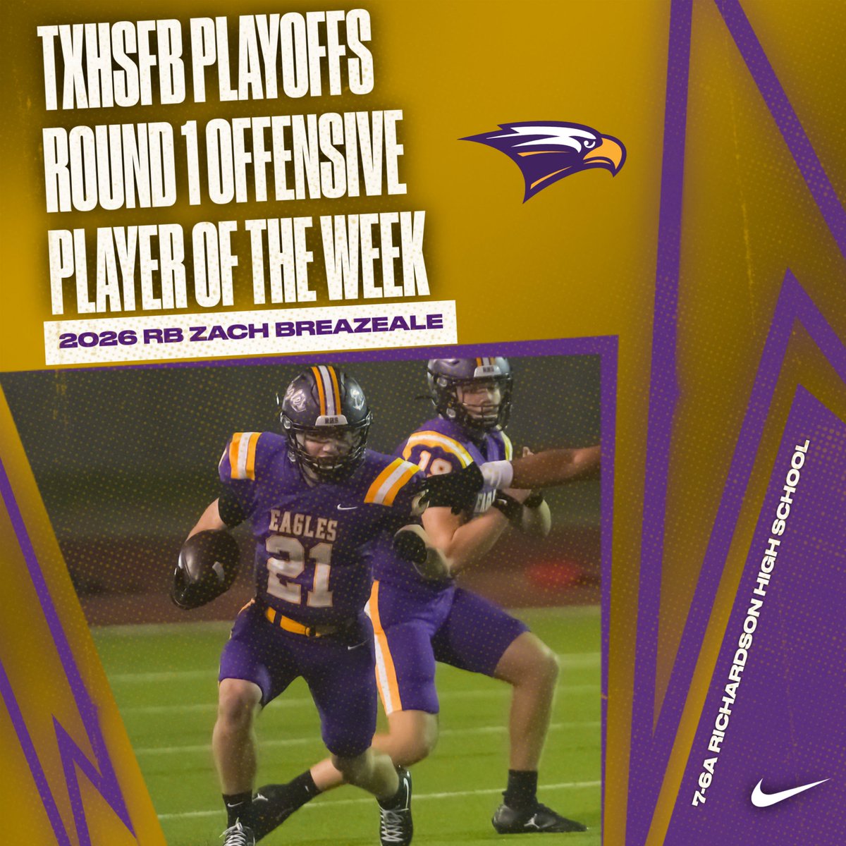 Richardson Football tweet media